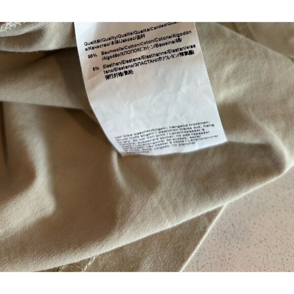 BOSS x NBA Embossed T-Shirt Size 2XL Mens Beige Short Sleeve Soft - Picture 9 of 9